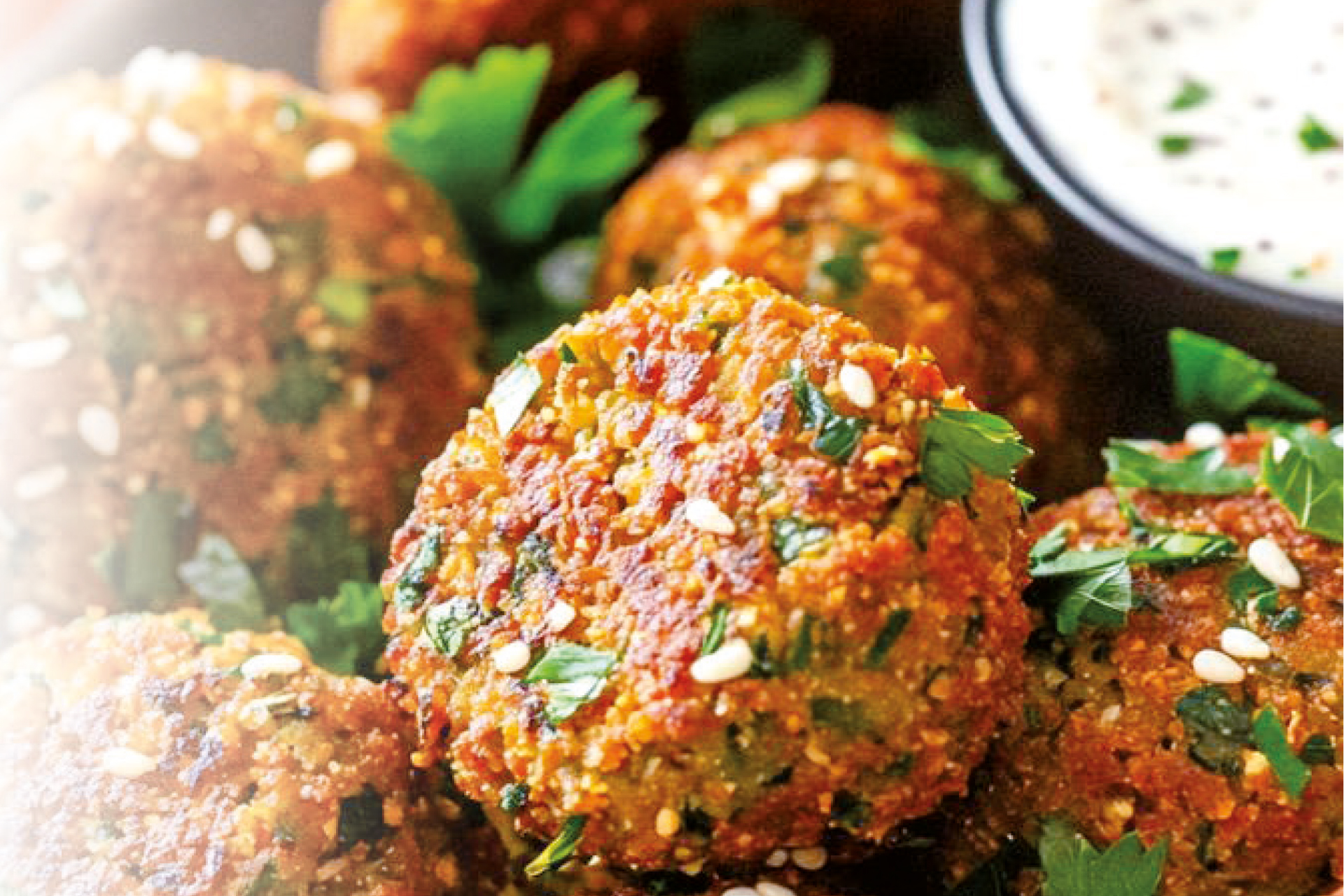Healthy et gourmet: Falafels  aux herbes