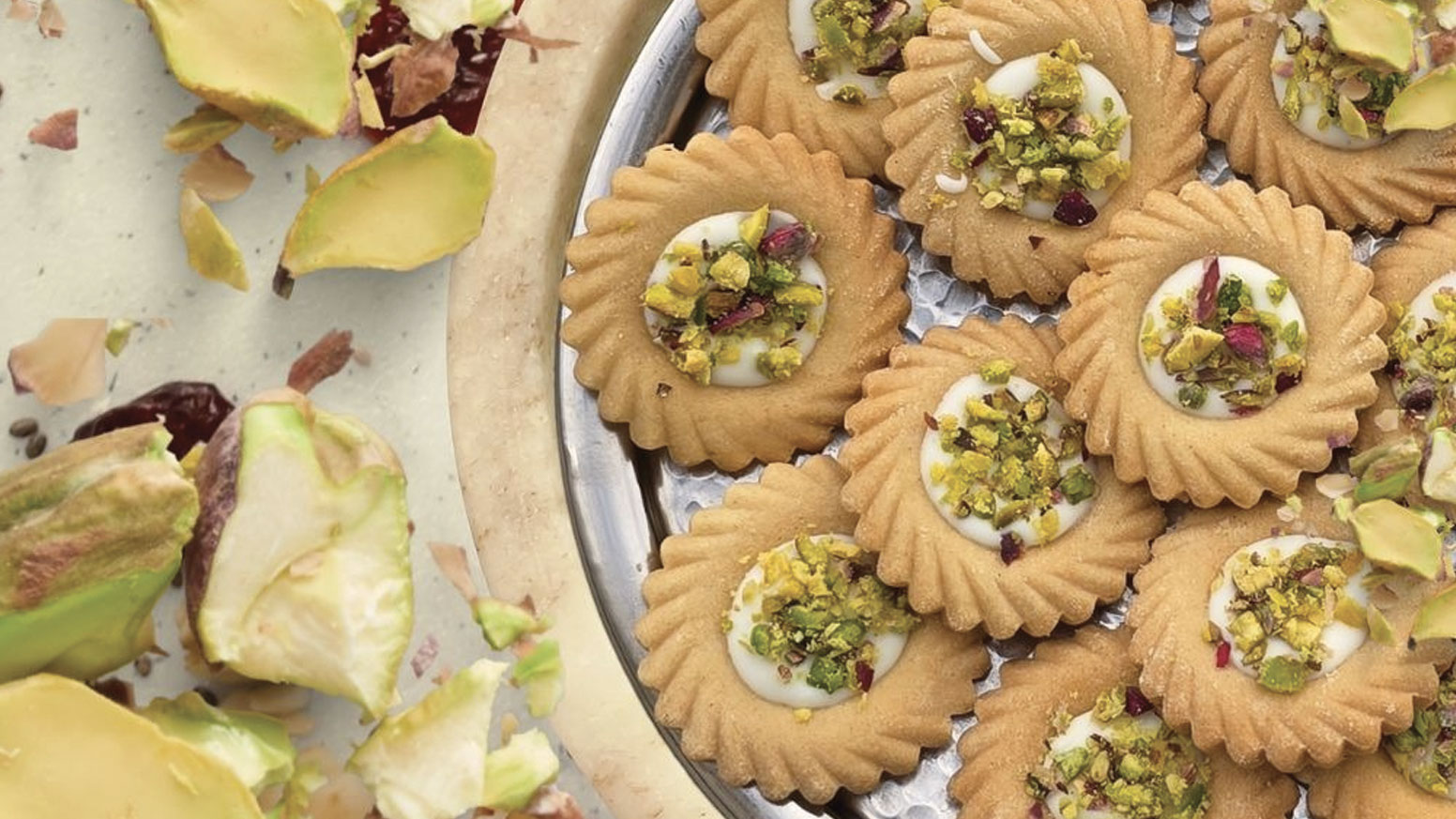 Biscuits pistache: Croquants et Gourmands