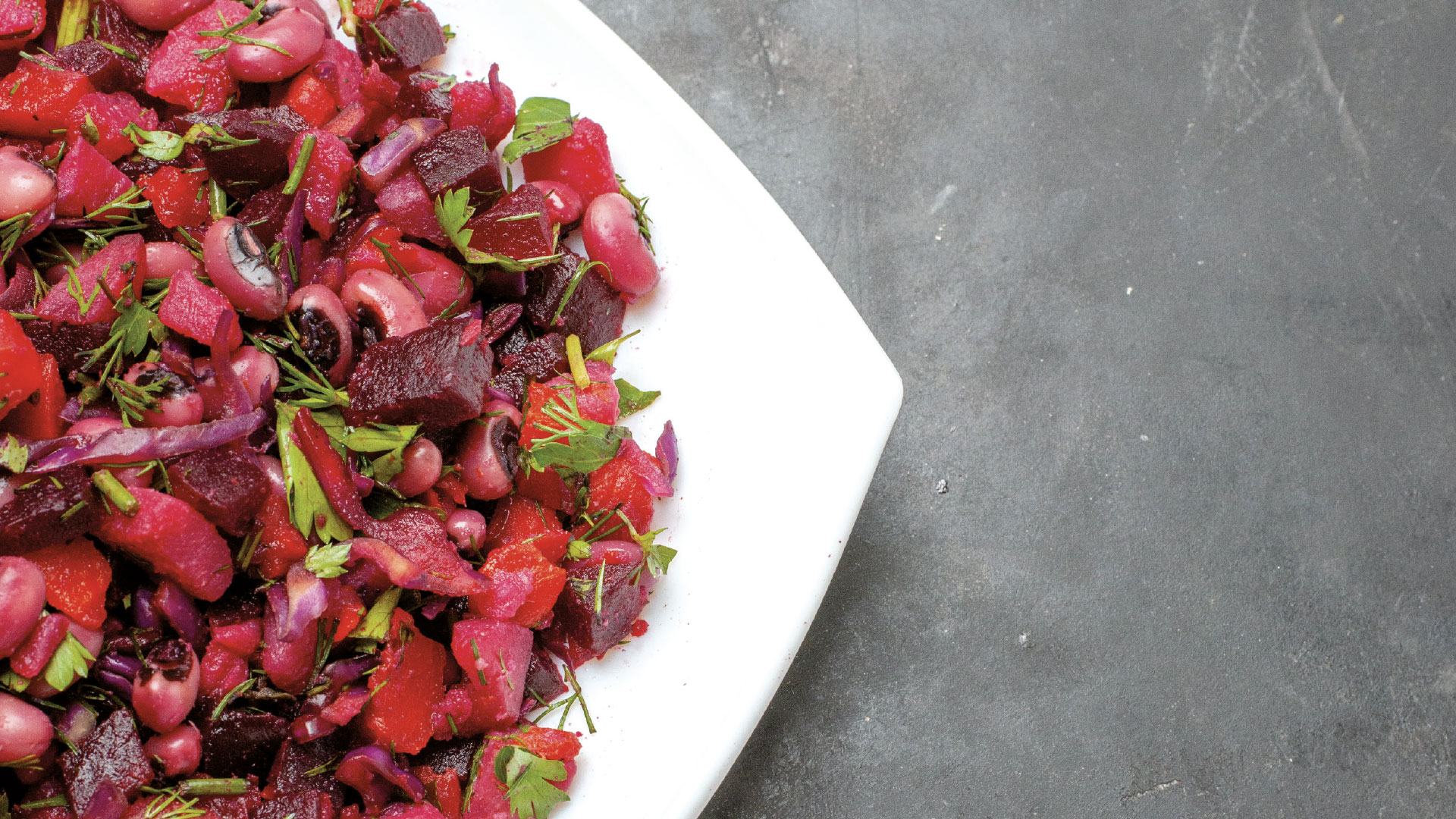 Healthy et Gourmet: Salade rouge