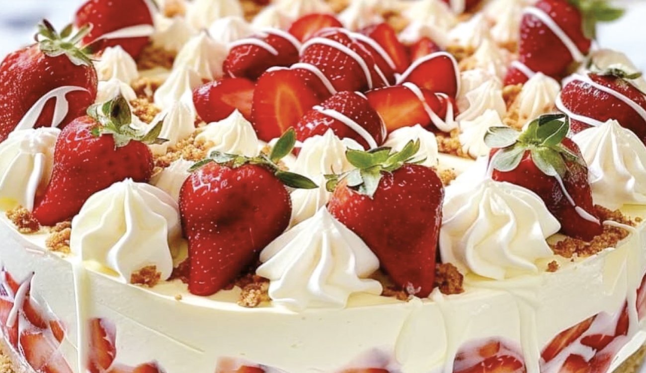 Rouge murmure: Cheesecake aux fraises (version crémeuse)