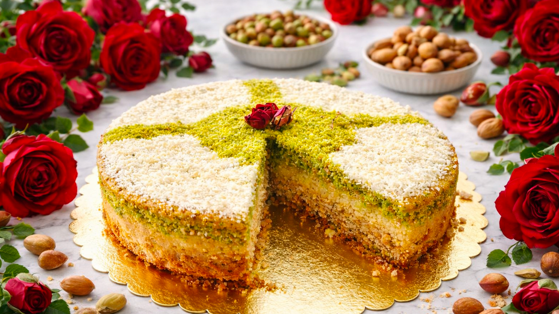 Gâteau Bourgeois: Le Trilogie de Fruits Secs