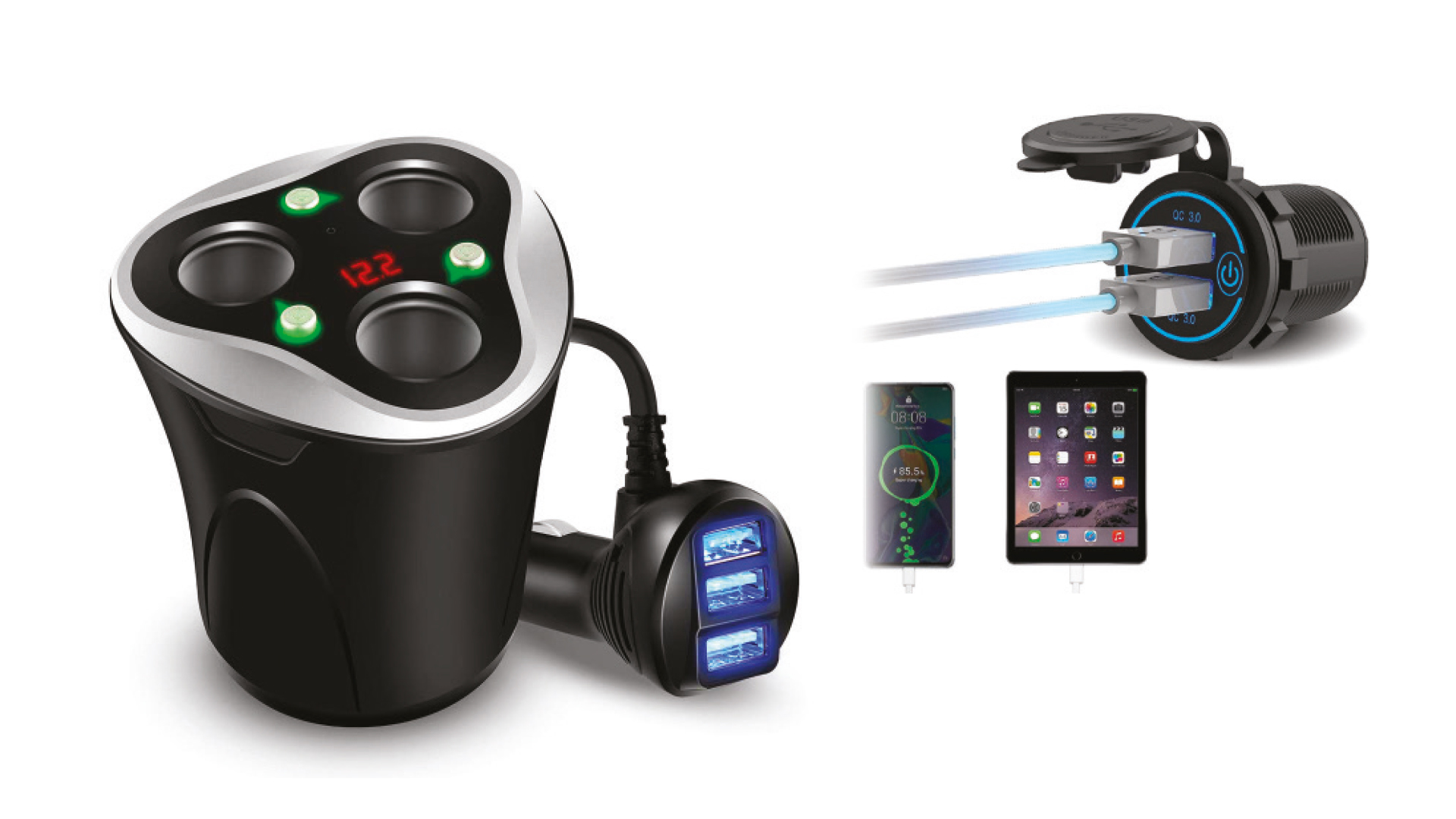 De l’allume-cigarette  à la prise multifonction:   Une révolution  discrète