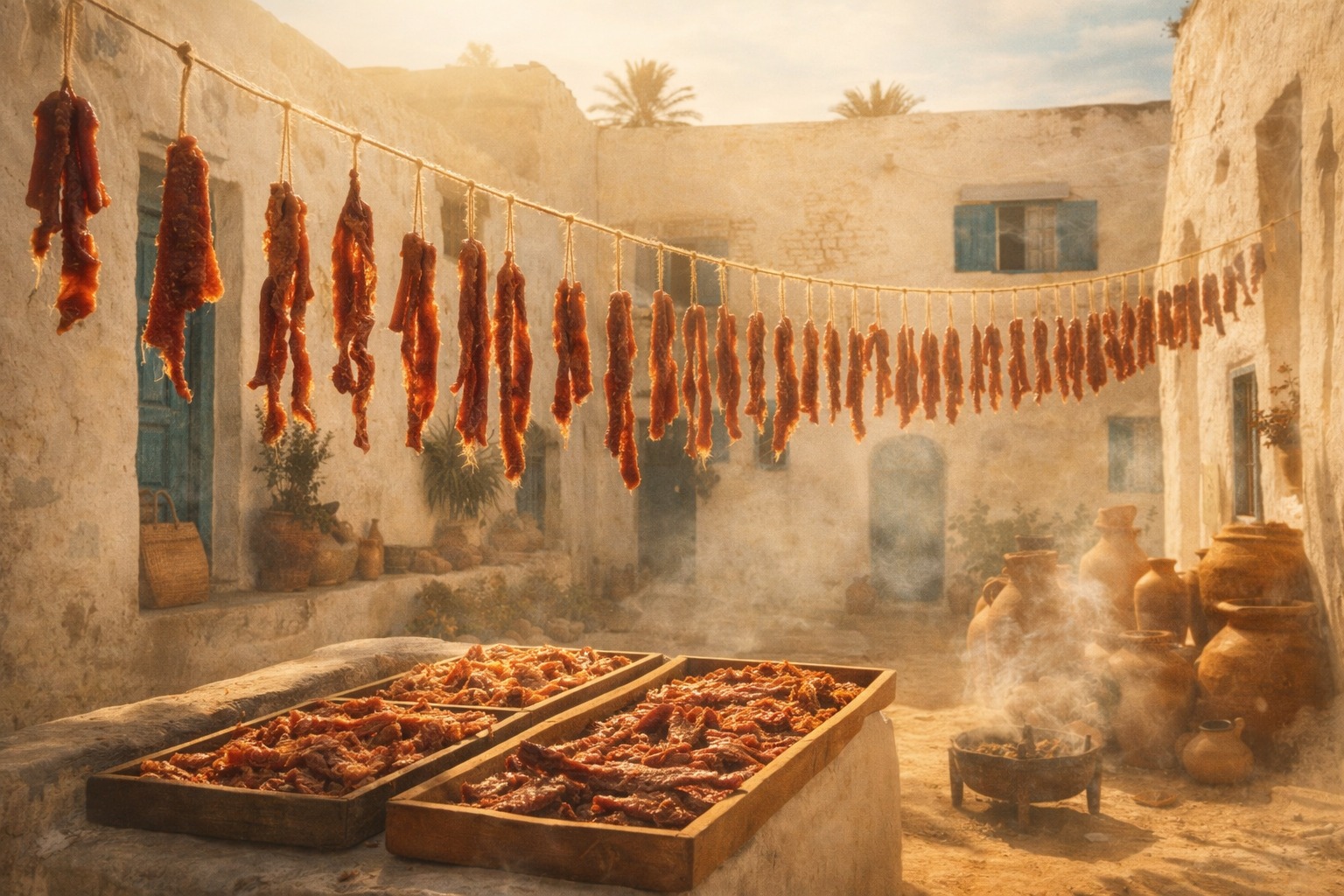 Le Kaddid L&rsquo;or séché de la table tunisienne Quand la nécessité devient art culinaire