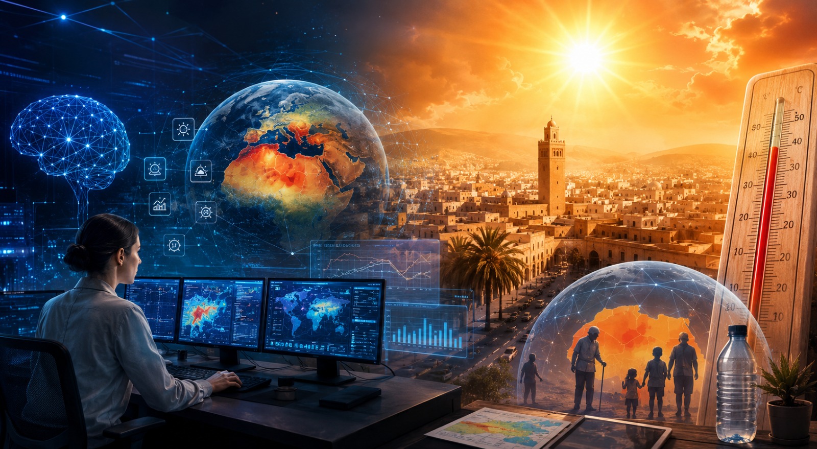 Canicule :  quand l&rsquo;intelligence artificielle voit venir la vague de chaleur